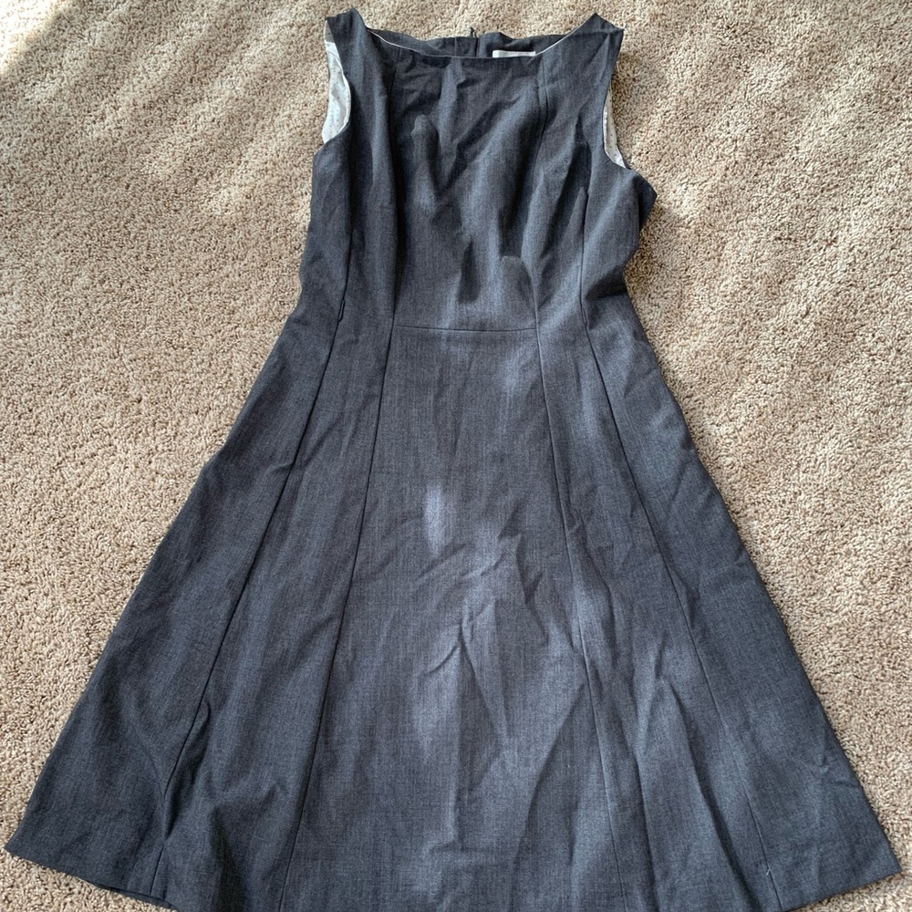 Gray fit-flare H&M dress